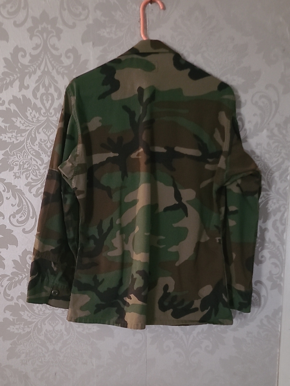 Camouflage Military-Style Jacket - Green Camo - Picture 2 of 3